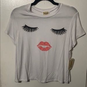 Beauty face crop top